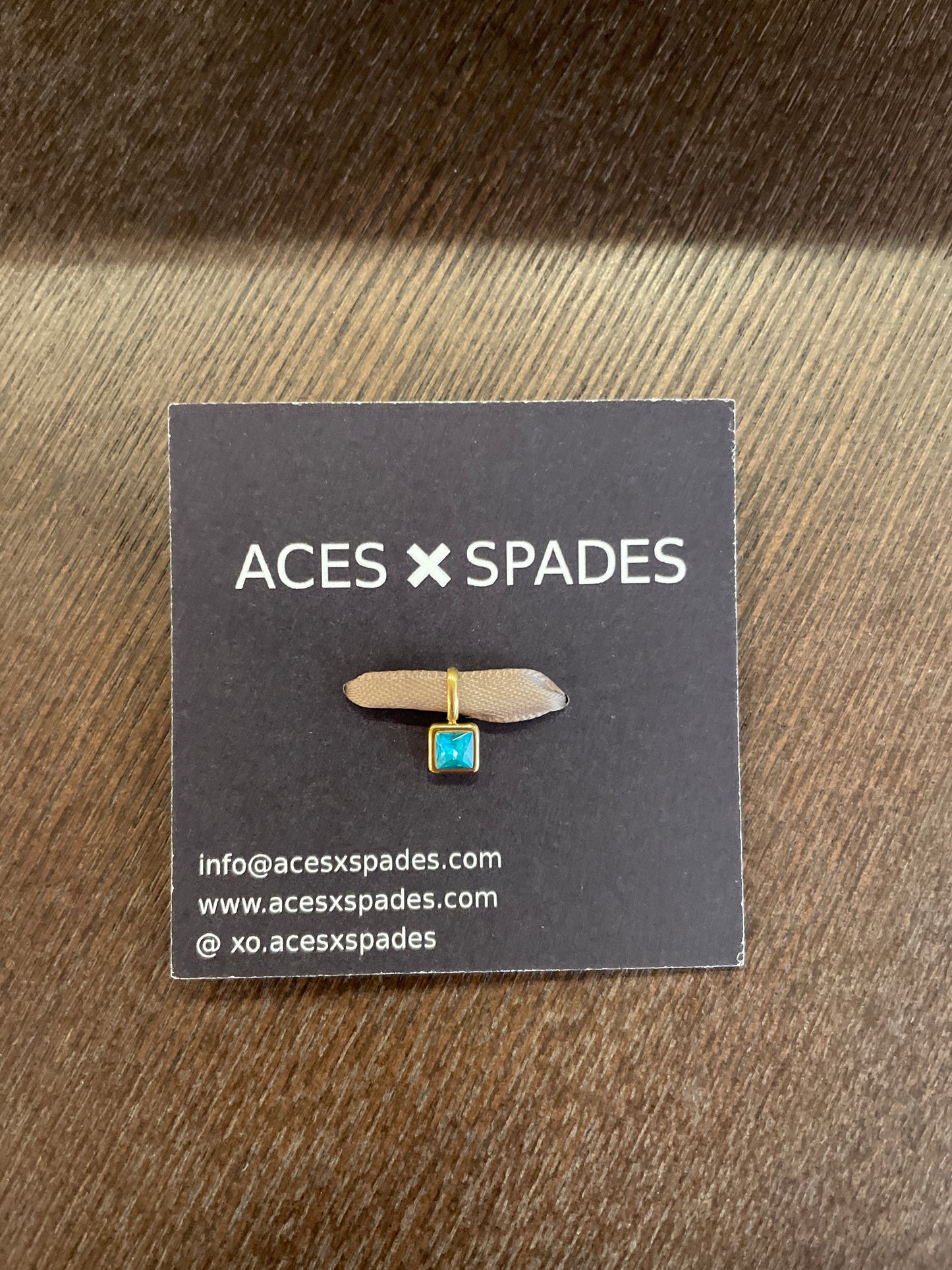 Aces x Spades, Cleo Birthstone Charm