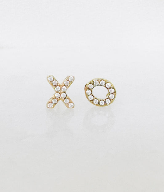 Aces x Spades, “X” and “O” Earrings