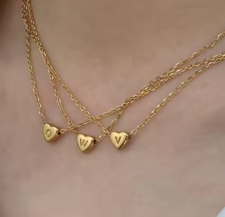 Aces x Spades, Hartz Letter Necklace