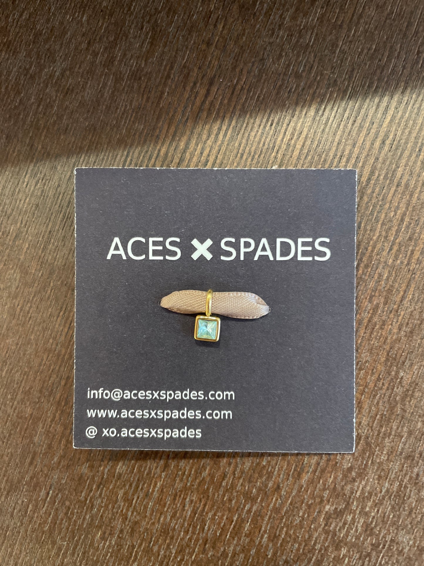 Aces x Spades, Cleo Birthstone Charm