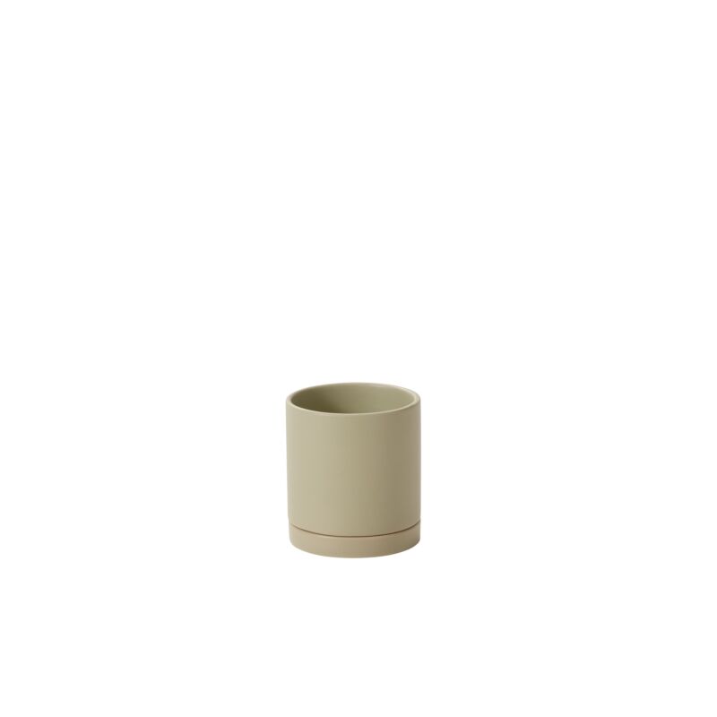 Romey Neutral Pot With Saucer