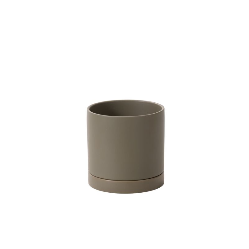 Romey Neutral Pot With Saucer