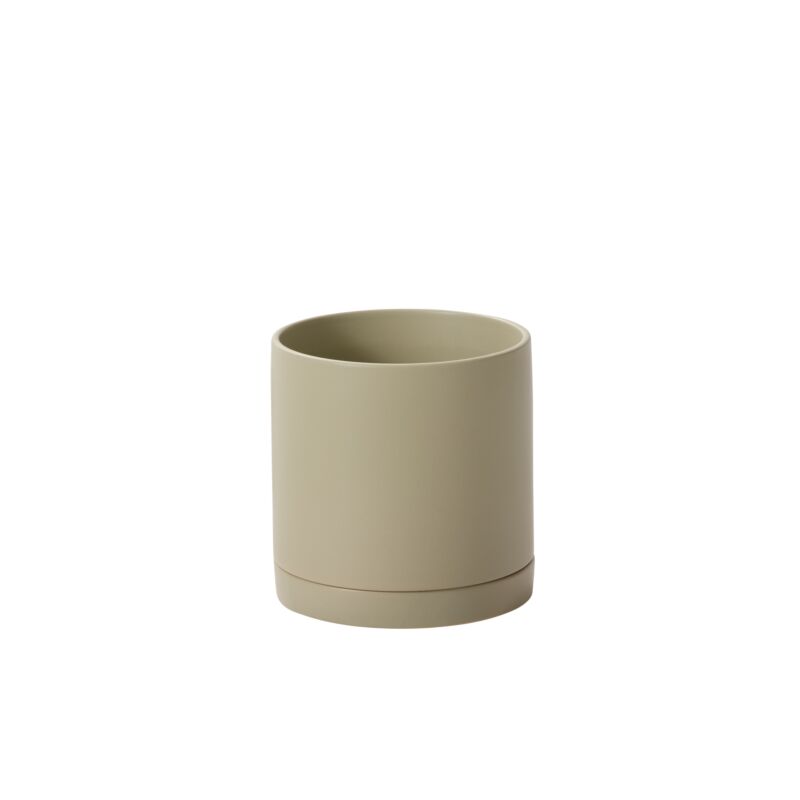 Romey Neutral Pot With Saucer