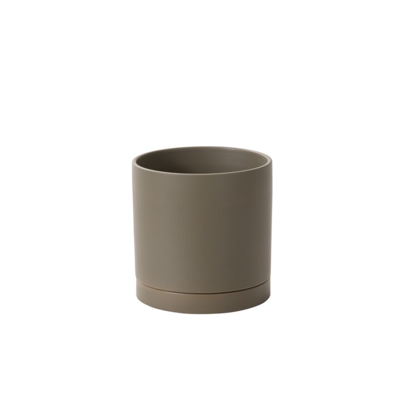 Romey Neutral Pot With Saucer