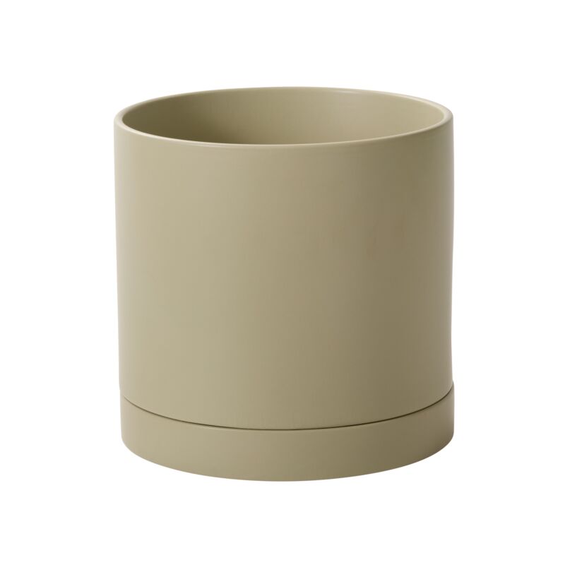 Romey Neutral Pot With Saucer