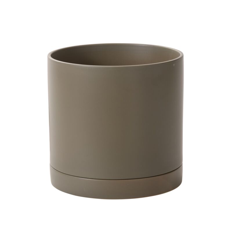 Romey Neutral Pot With Saucer