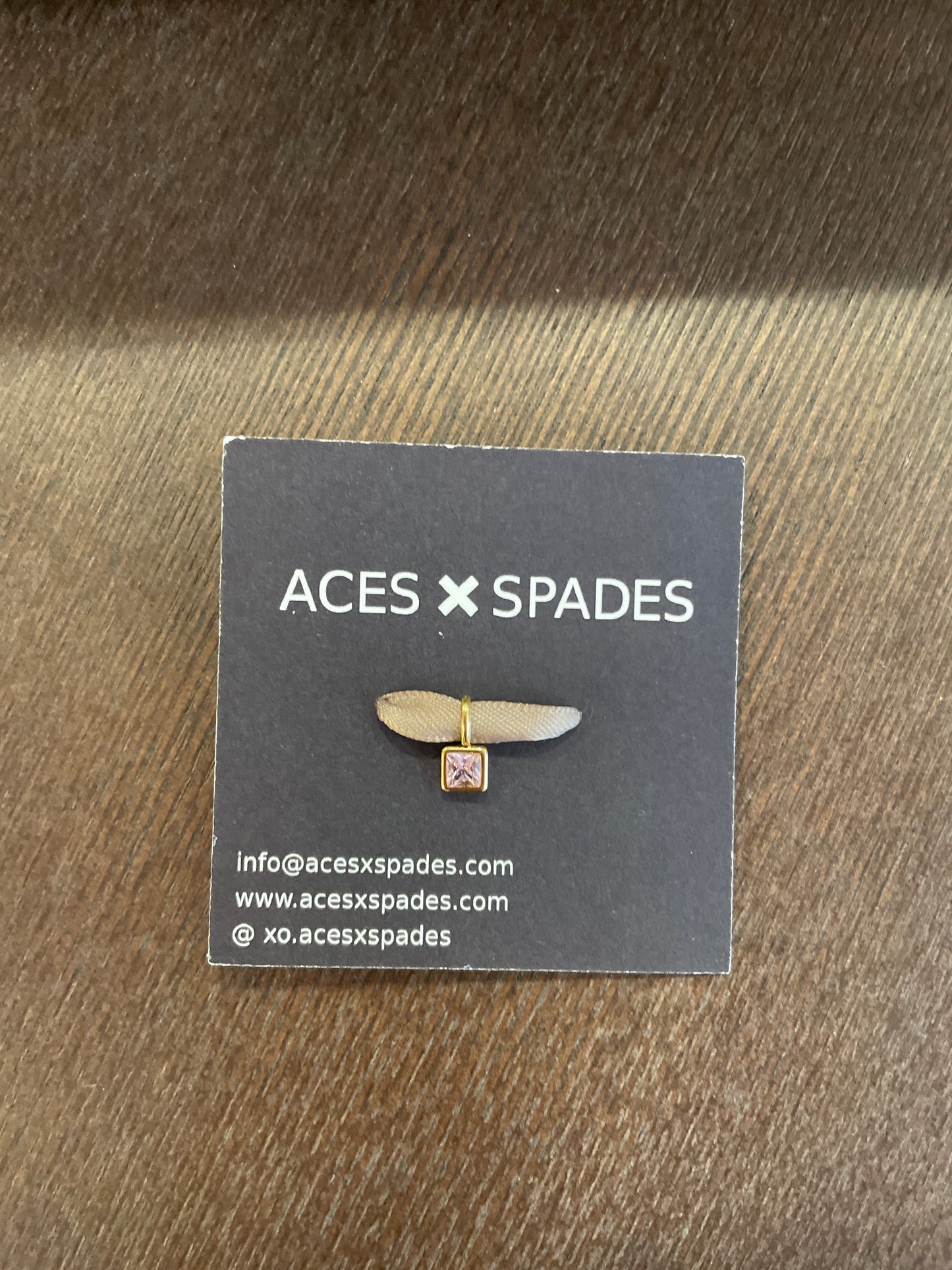 Aces x Spades, Cleo Birthstone Charm