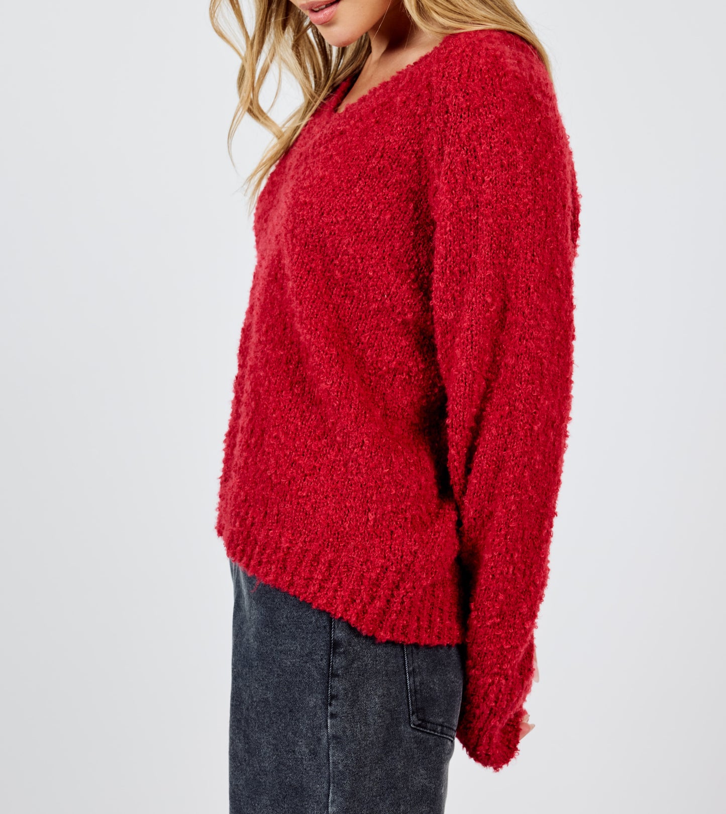 Sadie & Sage, Limelight V Neck Sweater