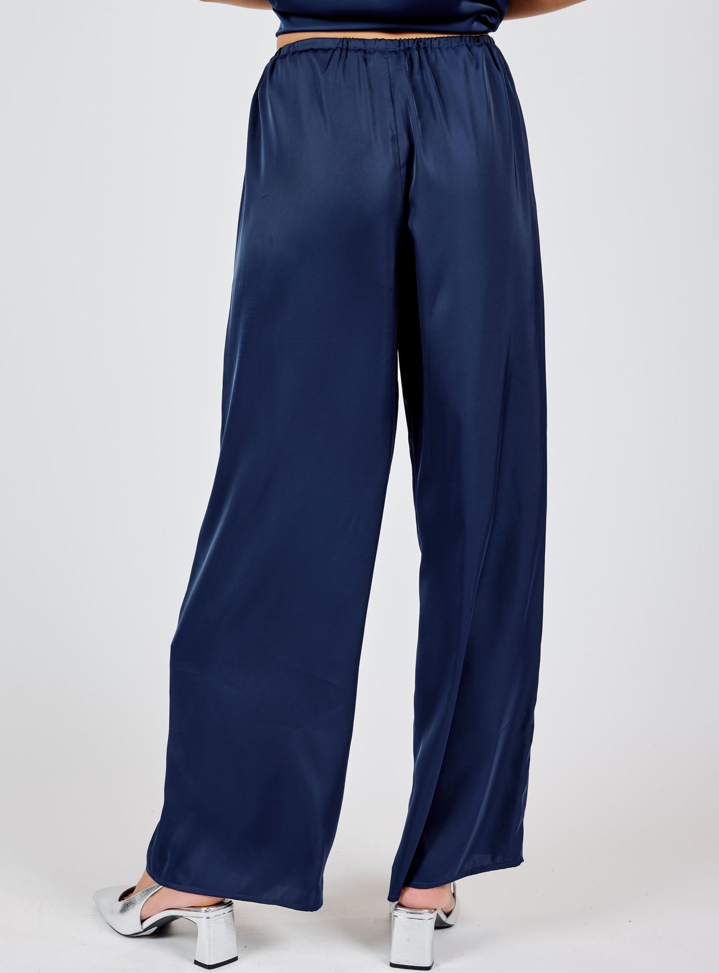 Sadie & Sage, Last Night Satin Elastic Pants