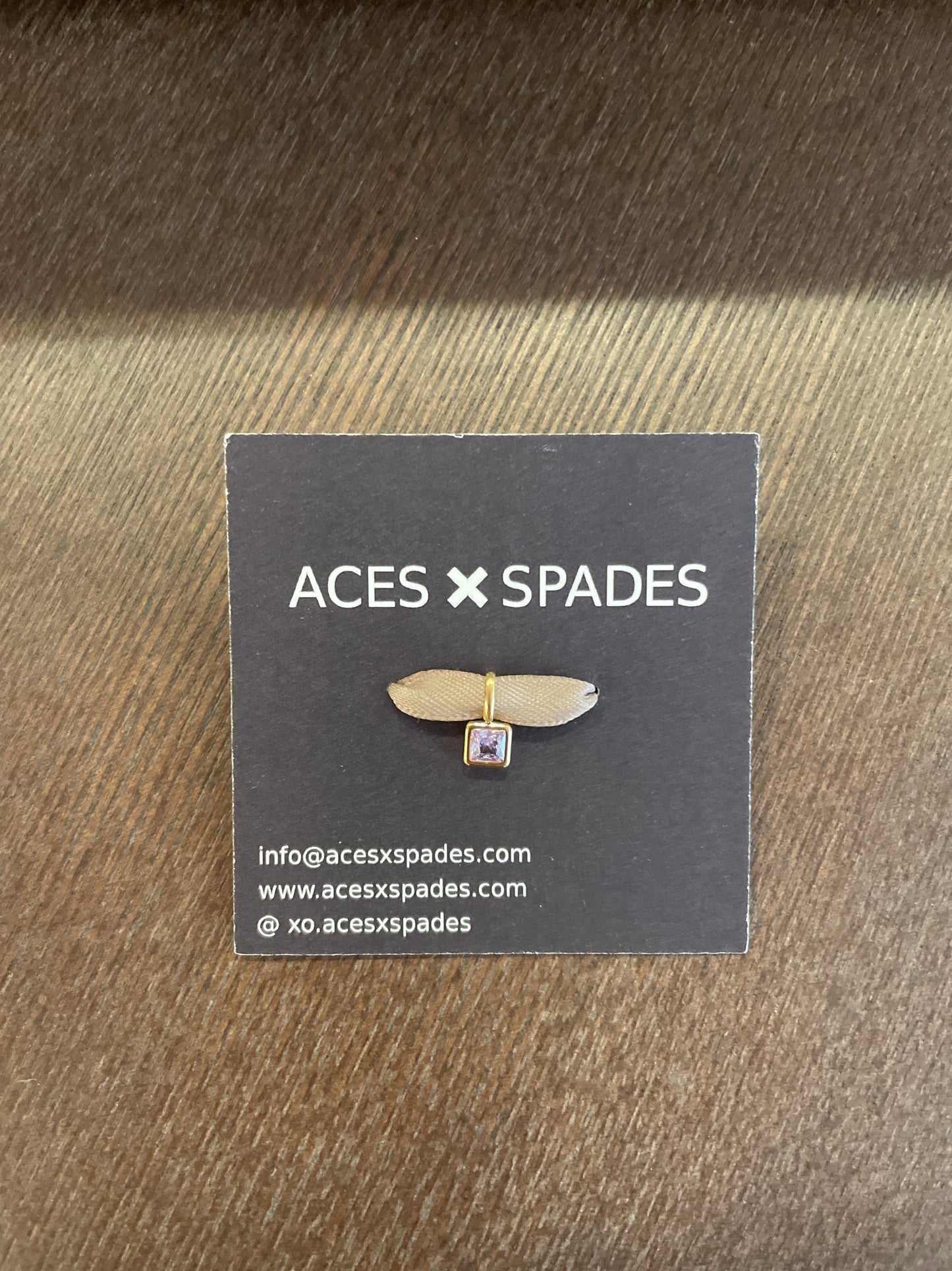 Aces x Spades, Cleo Birthstone Charm