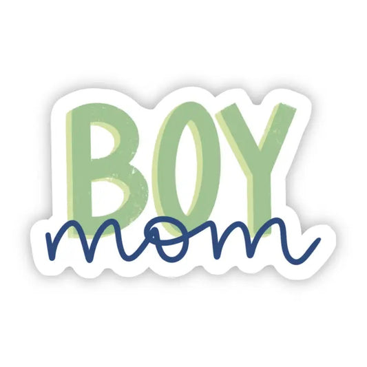 Big Moods, Boy Mom Vinyl Sticker