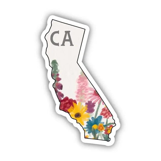 Big Moods, California Painterly Pattern Vinyl Sticker