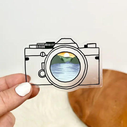 Big Moods, Camera Nature Clear Vinyl Sticker