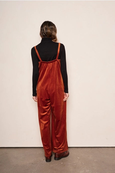 dRA Clothing Los Angeles, Colline Jumpsuit in Chestnut - Boutique Dandelion