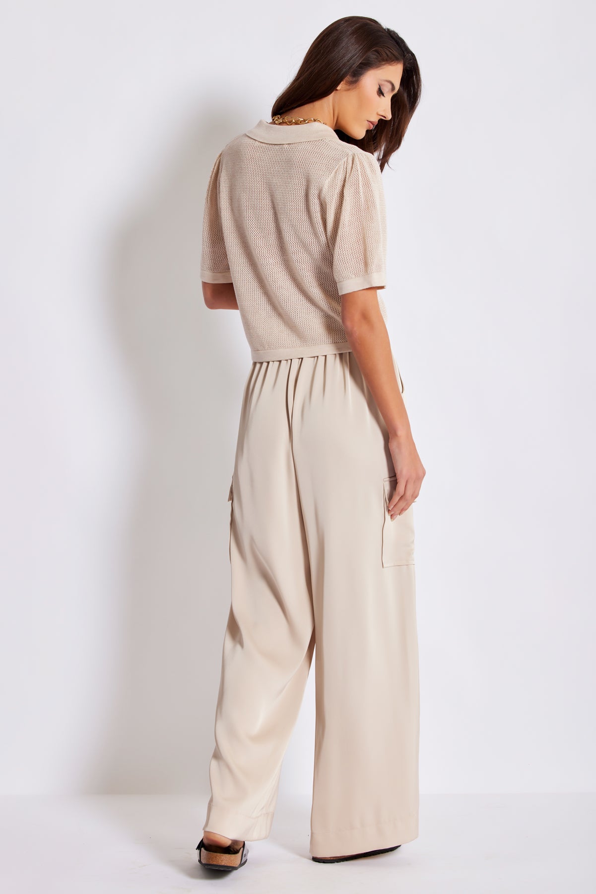 Bishop + Young, Willa Polo Top in Natural - Boutique Dandelion