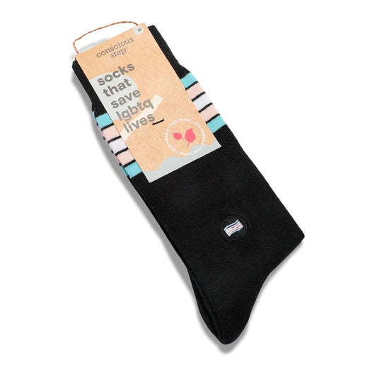 Conscious Step, Socks That Save LGBTQ Lives - Transgender Pride - Boutique Dandelion