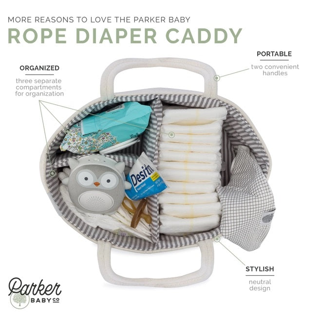 Parker Baby Co., Rope Diaper Caddy