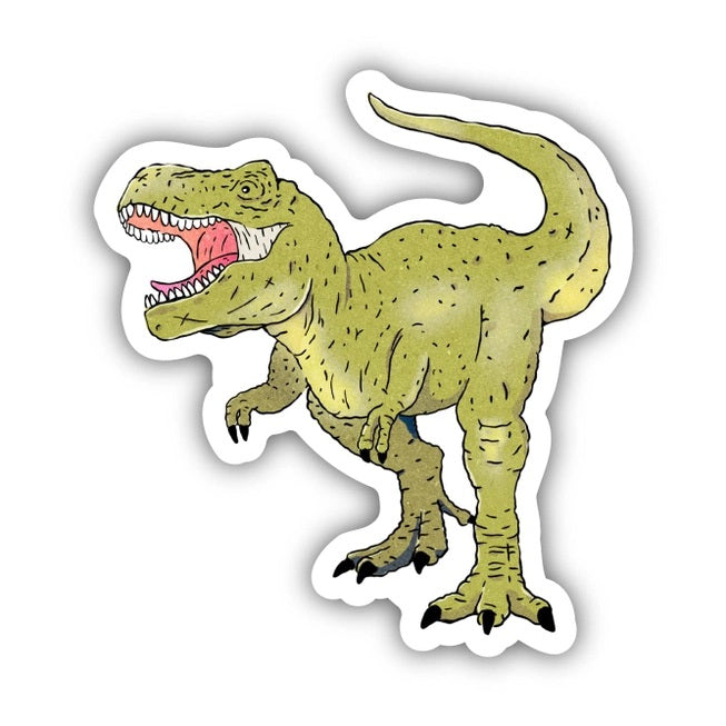 Big Moods, Tyrannosaurus Dinosaur Vinyl Sticker - Boutique Dandelion