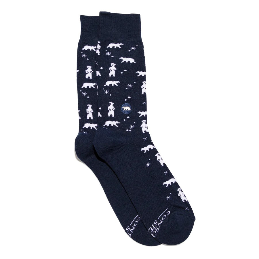 Conscious Step, Socks That Protect Polar Bears - Playful Polar Bears - Boutique Dandelion