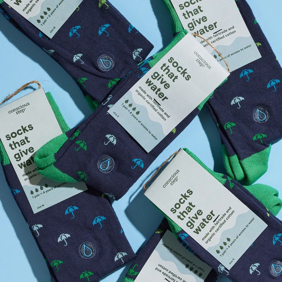 Conscious Step, Socks That Give Water - Rainy Days