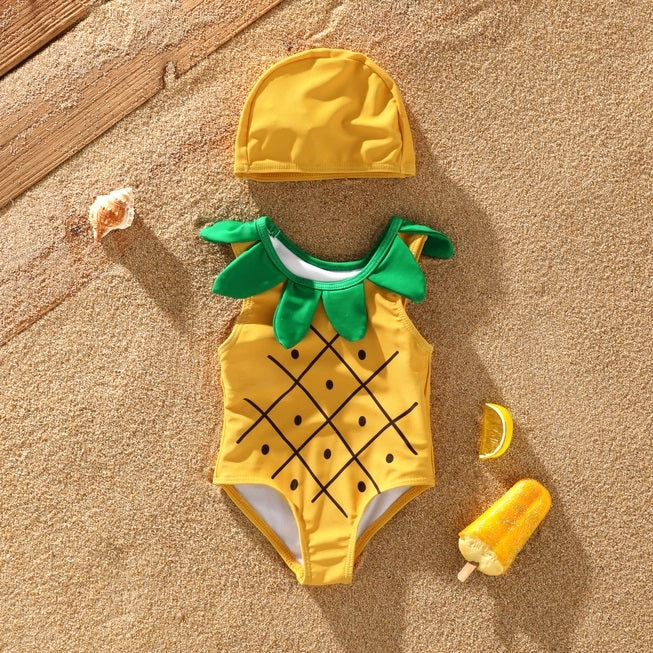 2-Piece Fruity Swimsuit for Baby Girl