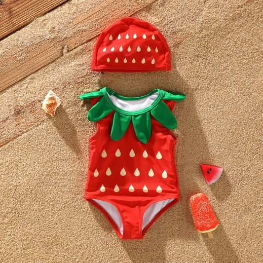 2-Piece Fruity Swimsuit for Baby Girl