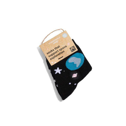 Conscious Step, Kids' Socks That Support Space Exploration - Distant Galaxie - Boutique Dandelions