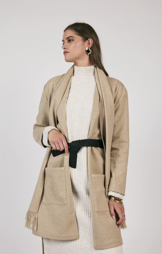 Sage The Label, Campbell Adjustable Scarf Coat