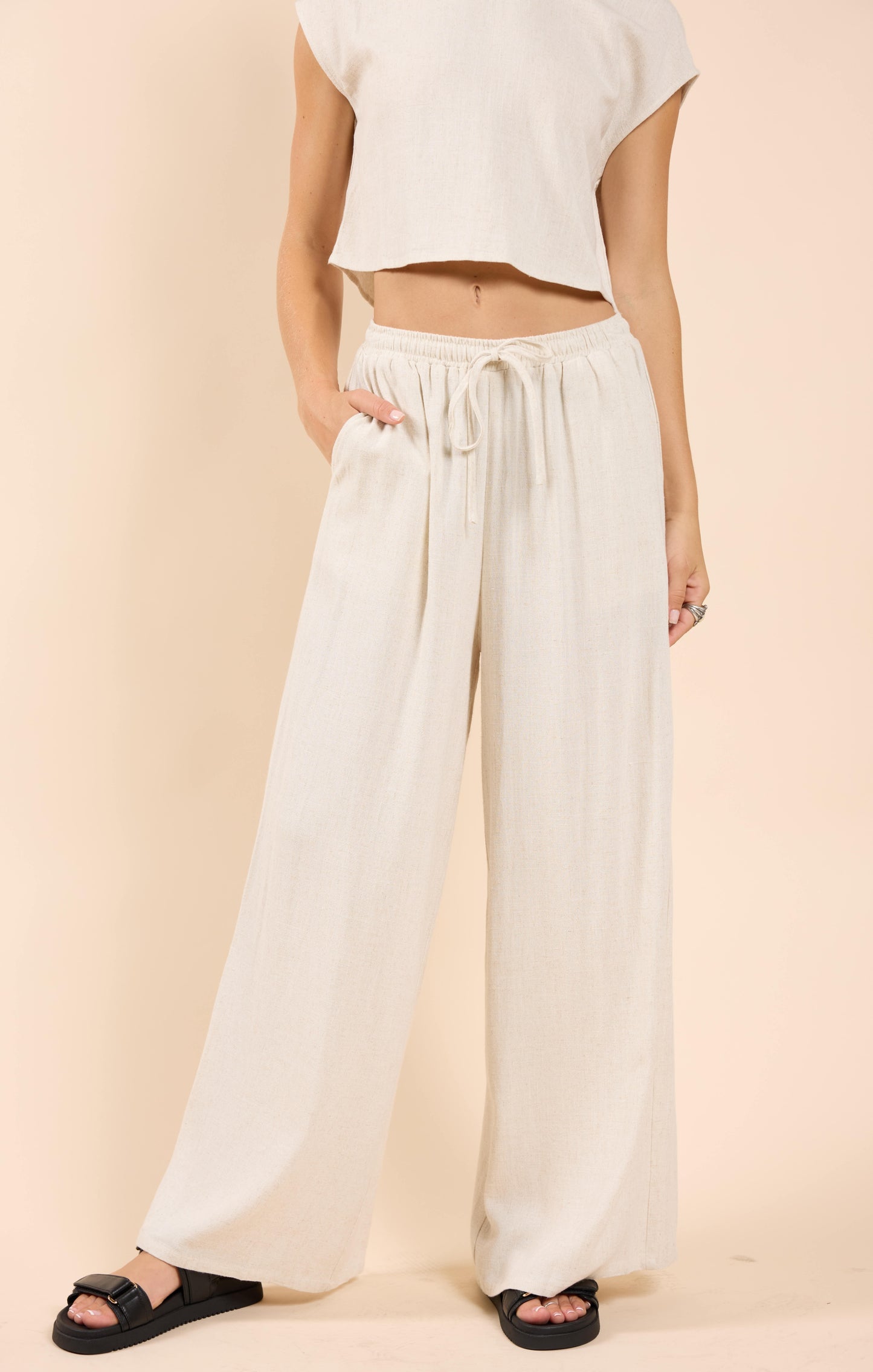 Sadie & Sage, Sugarloaf Elastic Waist Pants