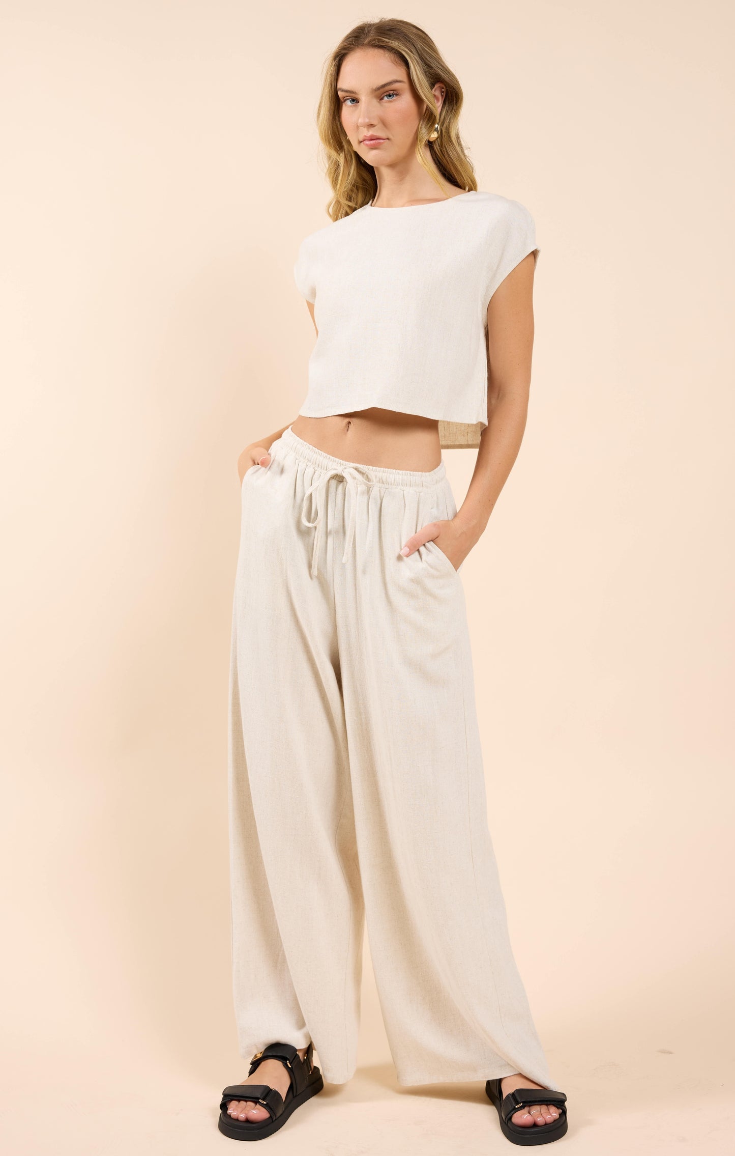 Sadie & Sage, Sugarloaf Elastic Waist Pants